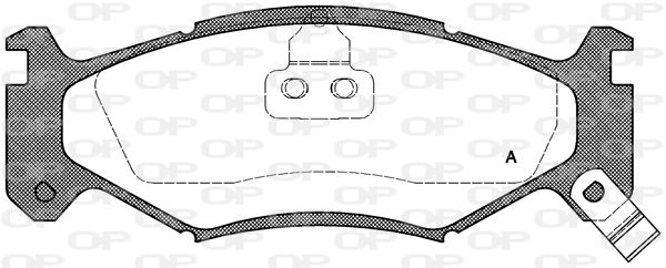 OPEN PARTS Jarrupala, levyjarru BPA0483.02